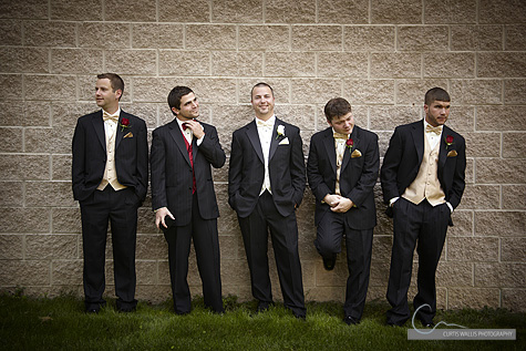 groomsmen weddding photo