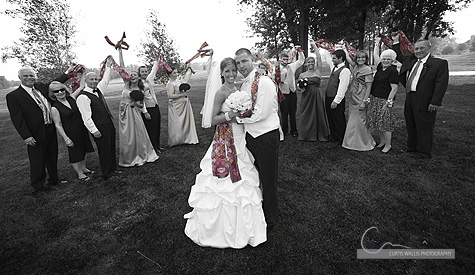 Breast Cancer Survival Tribute - Wedding Photo