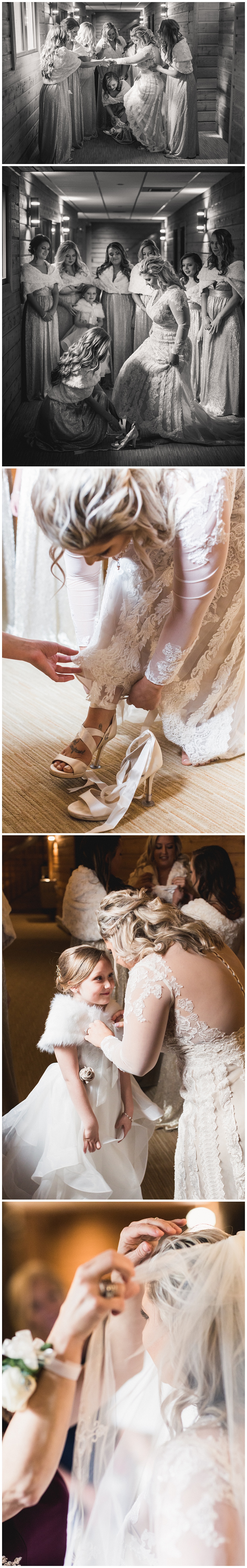 Curtis Wallis Wedding Photographer - Bride and Bridesmaids WatersEdge Event center