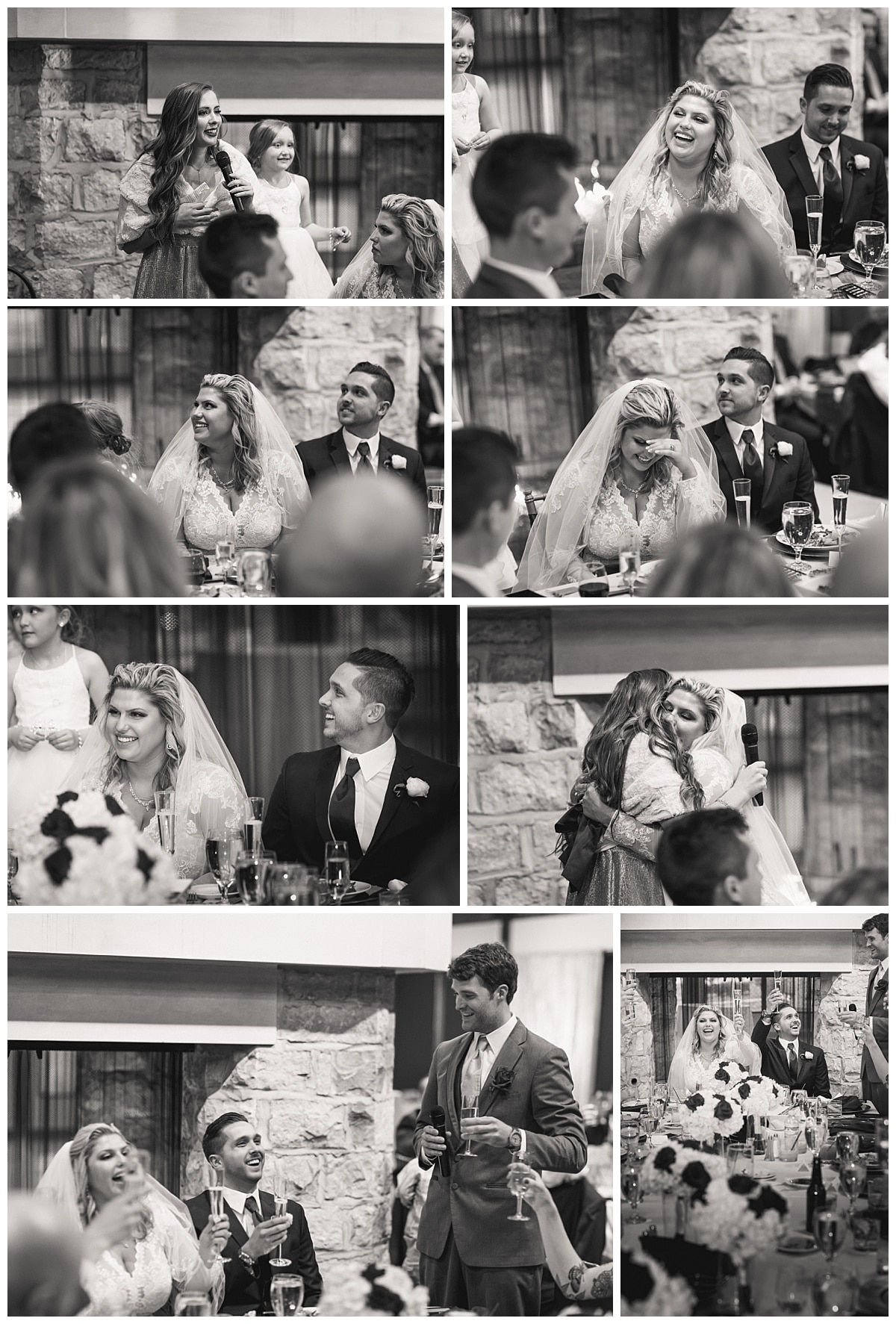 Wedding toast and speeches - Wedding photography by Curtis Wallis