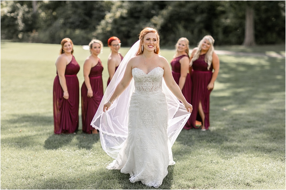 Bride and Bridesmaids Powell Ohio